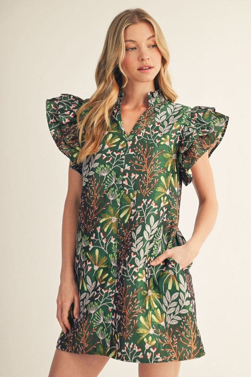 Leaving an Impression Green Dress