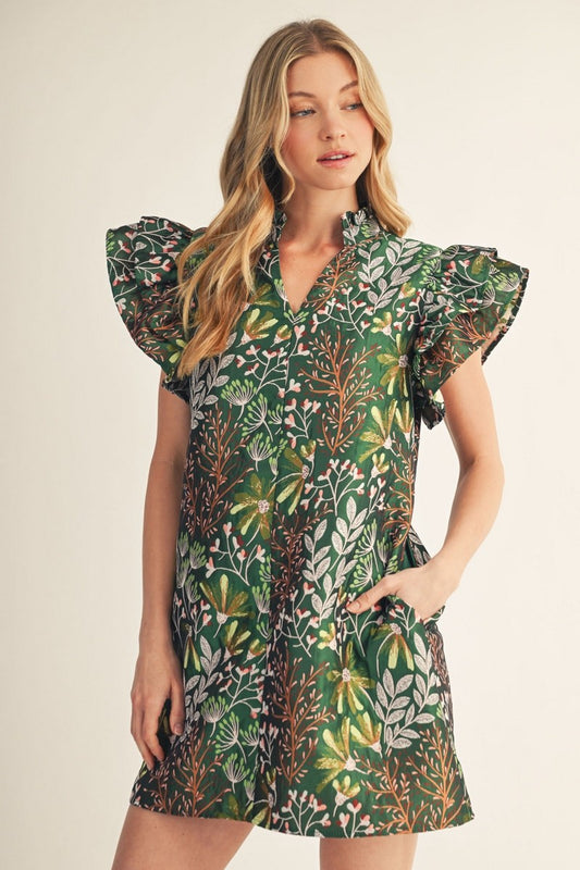 Leaving an Impression Green Dress