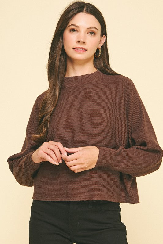 Good to Go Brown Sweater