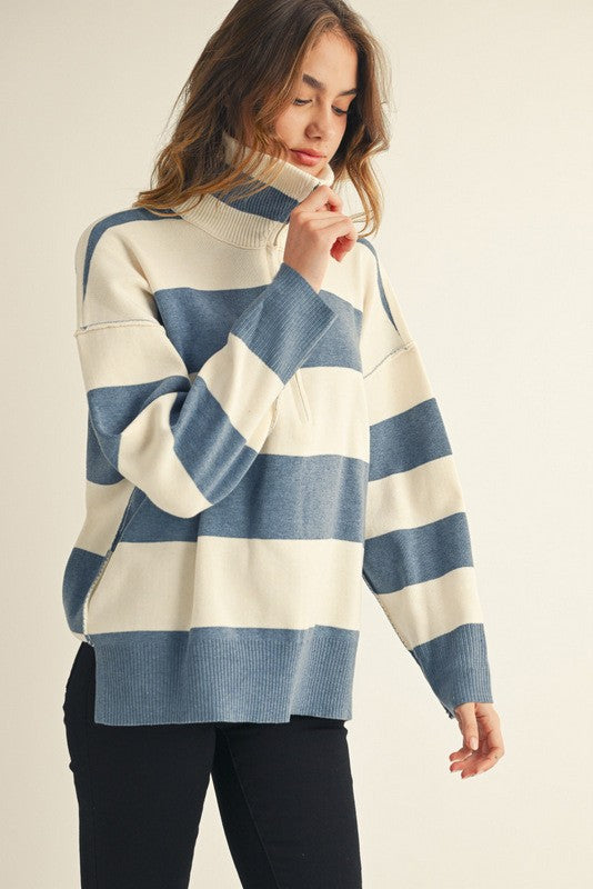 All You Need Half Zip Sweater