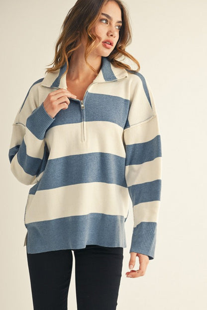 All You Need Half Zip Sweater