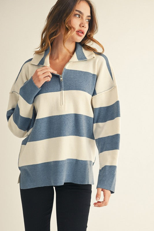 All You Need Half Zip Sweater