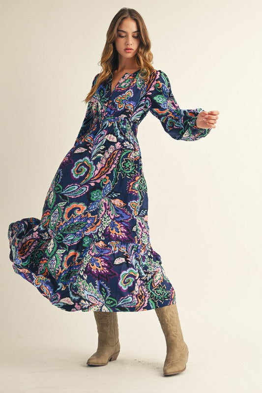 A Cool Contrast Dress