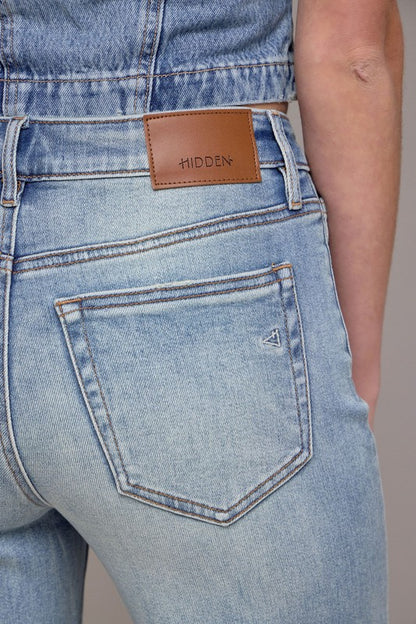 Ella Vintage Wash Wide Straight Denim