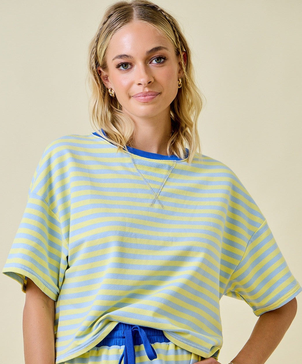 All in a Day Blue Top