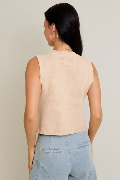 Retro Garden Sweater Vest
