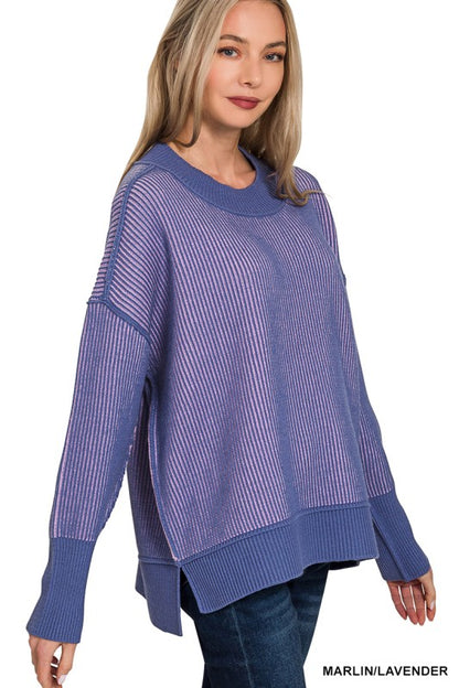 Chasing Chill Purple Sweater
