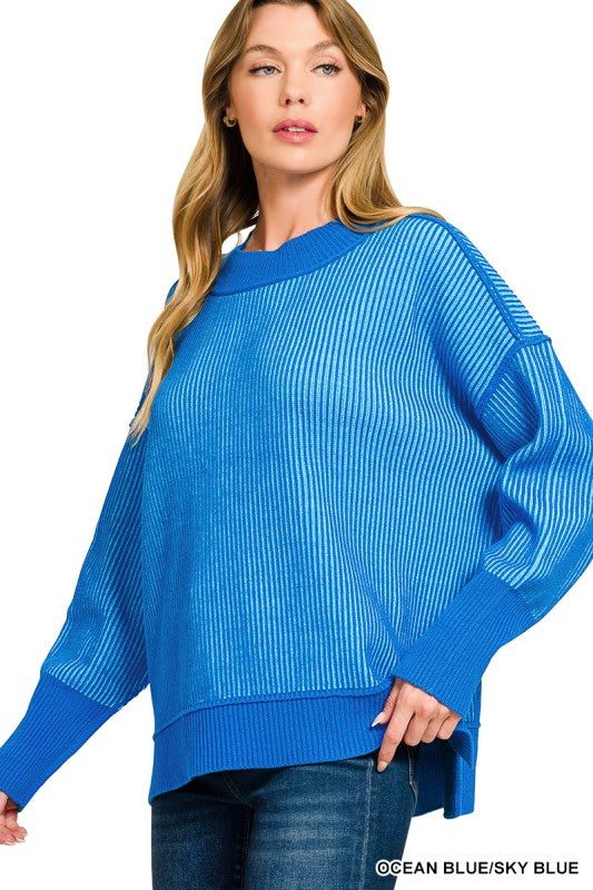 Chasing Chill Blue Sweater