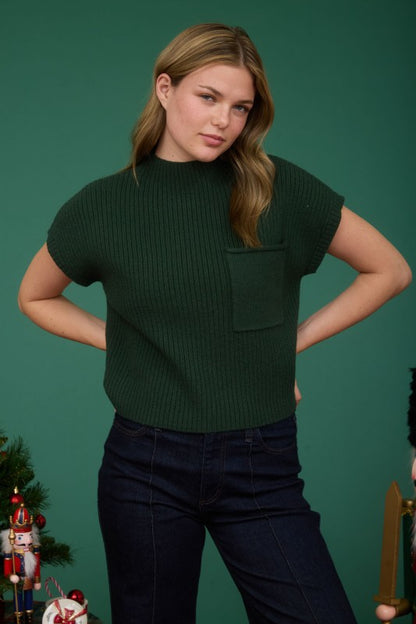 Clean Cut Green Top