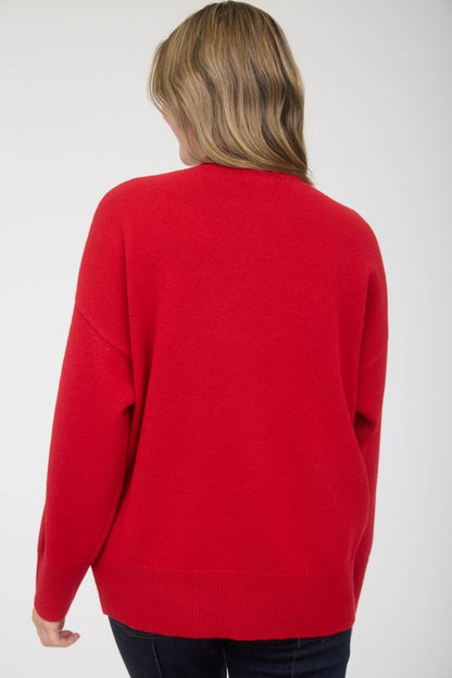 Nothing Else Red Sweater