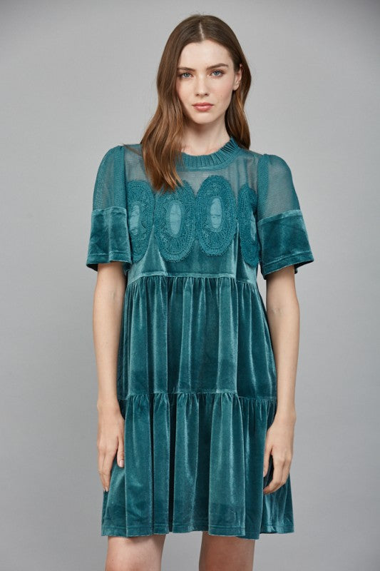 Made For The Moment Teal Dress