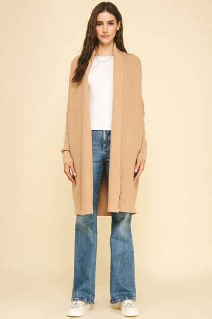 Cozy Up Camel Cardigan