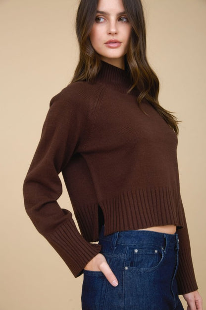 Warm Whispers Brown Sweater