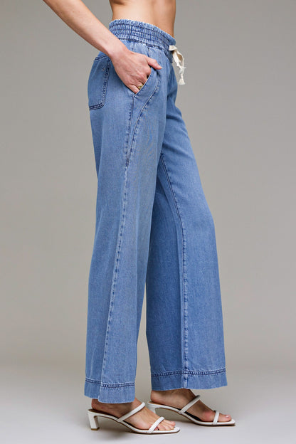 Nori Pull-on Super Wide Leg Denim