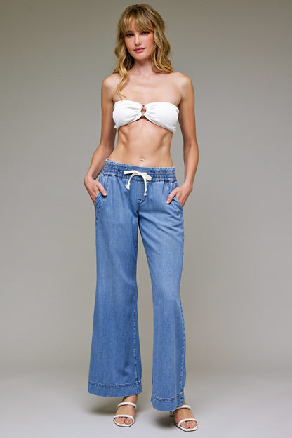 Nori Pull-on Super Wide Leg Denim