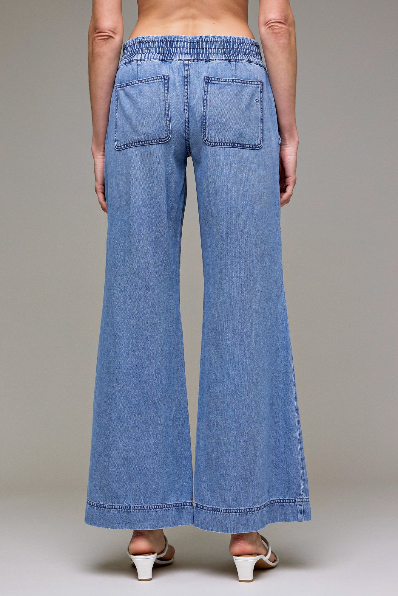 Nori Pull-on Super Wide Leg Denim