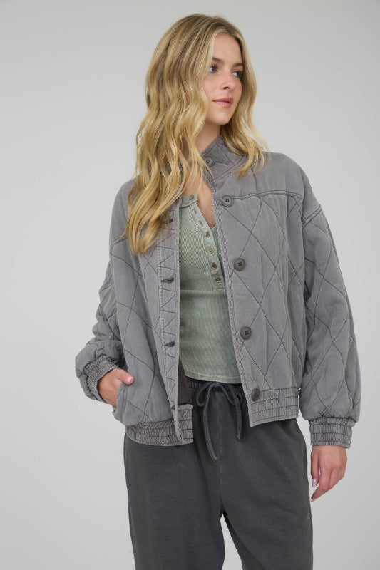 All in a Day Charcoal Jacket