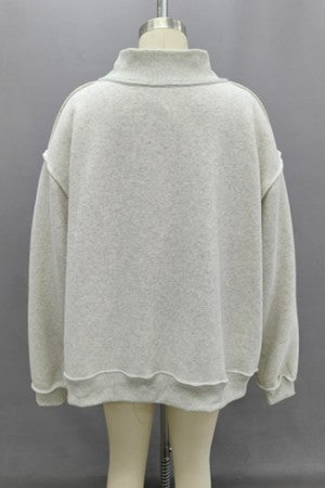 Merry Moment Grey Sweatshirt