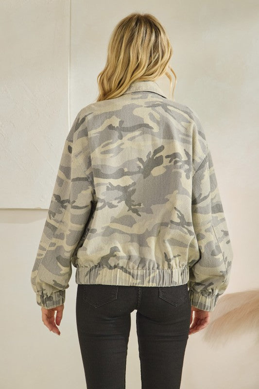 Camo Flight Jacket