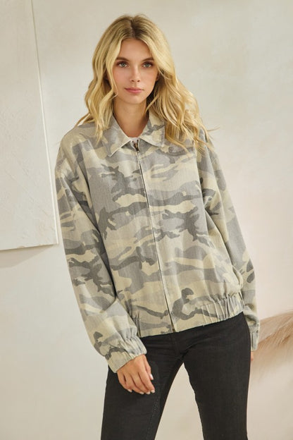 Camo Flight Jacket