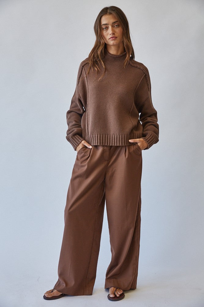 All The While Chocolate Sweater