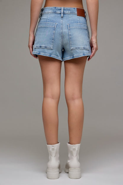 Finn Medium Light High Rise Shorts