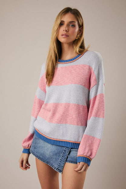 Pretty in Stripes Sweater
