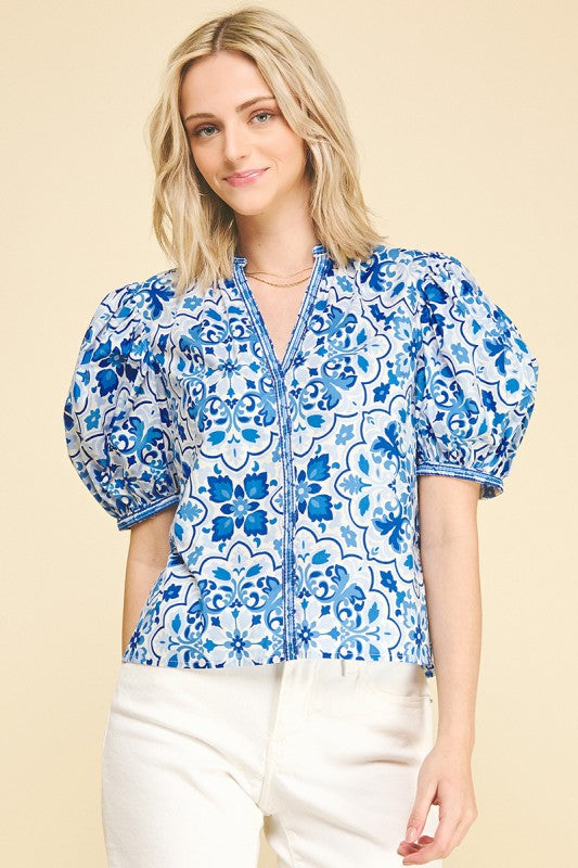 Porcelain Garden Top