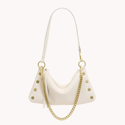 Kyle Small Calla Lily White/Brushed Gold Handbag