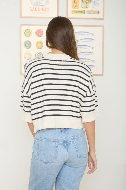 Neutral Vibe Black Top