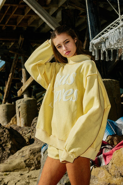 Jesus Saves Yellow Sweatshirt