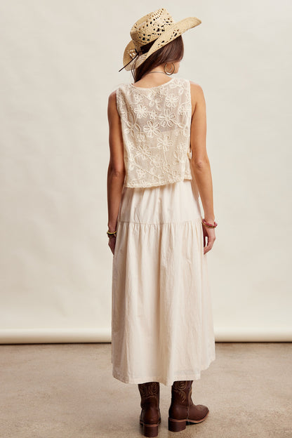 Sweet Whispers Midi Dress