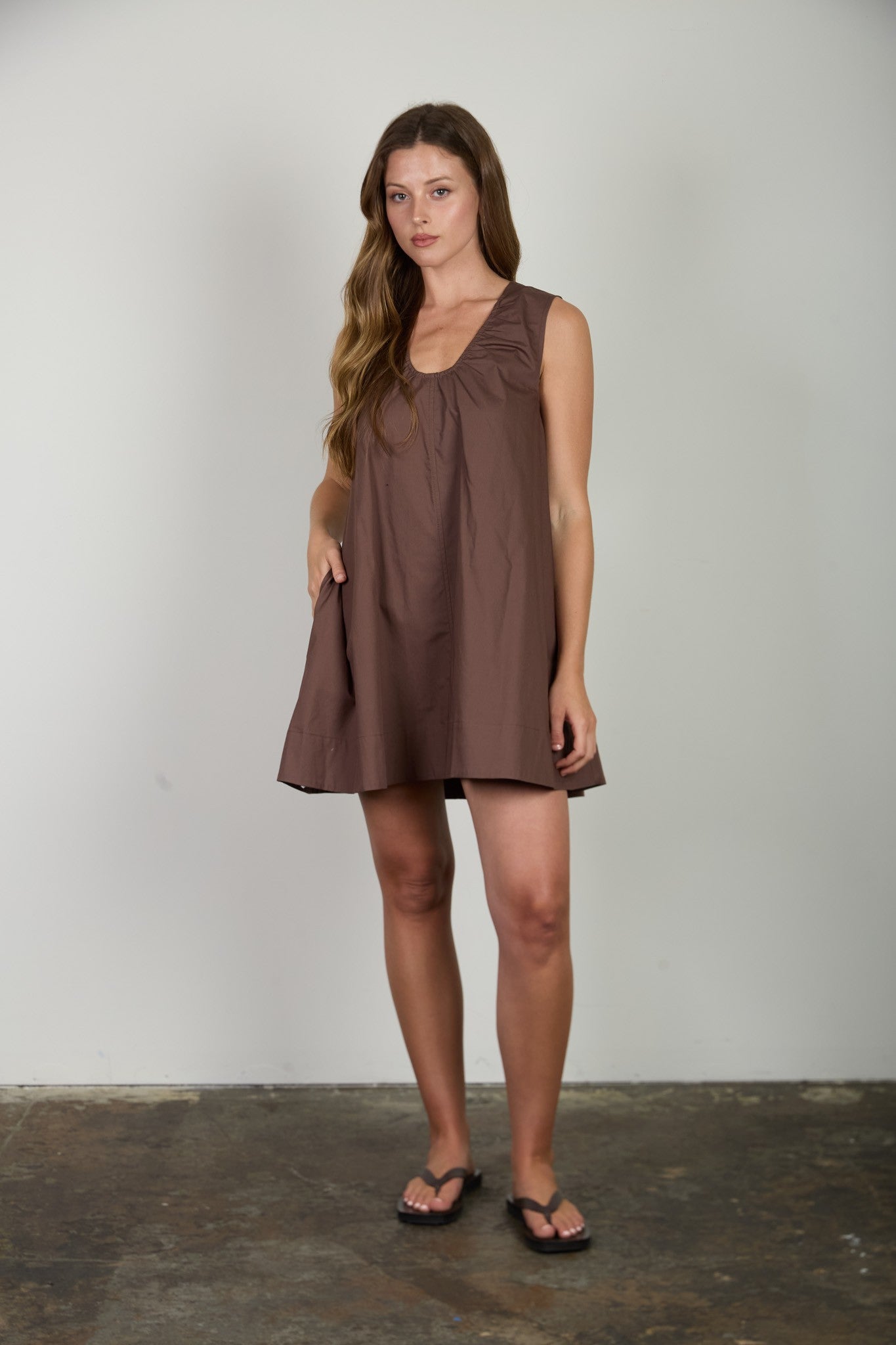 Something About This Brown Dress