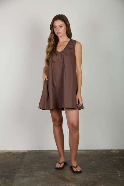 Something About This Brown Dress