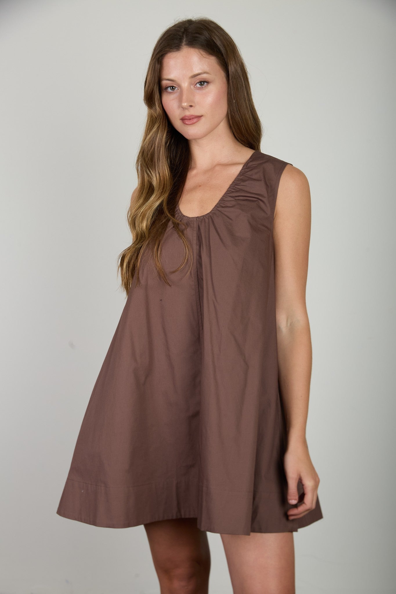 Something About This Brown Dress