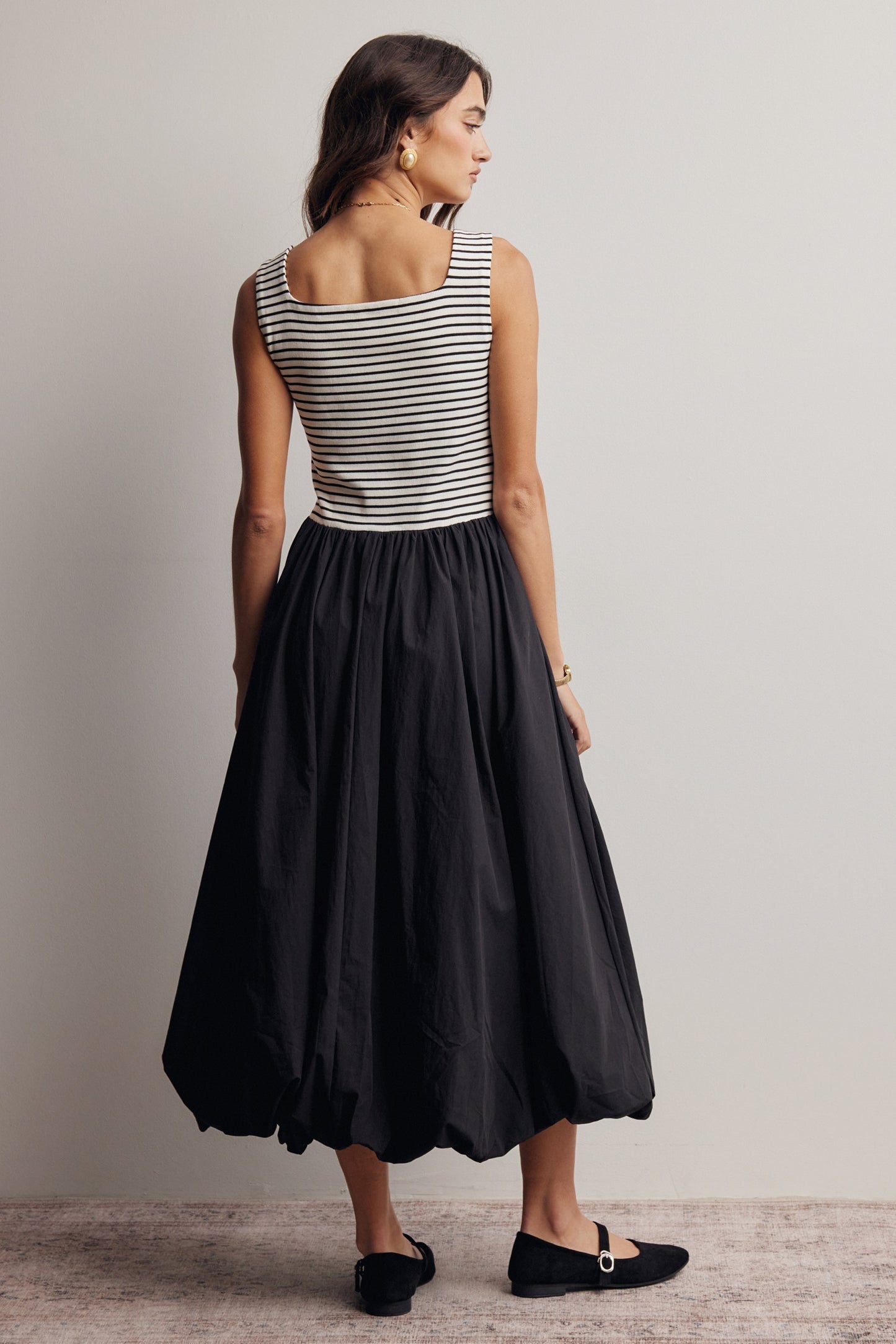 Strolling Downtown Midi Dress