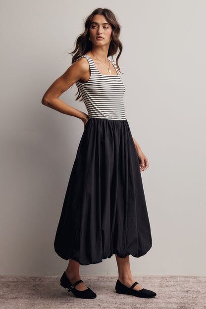 Strolling Downtown Midi Dress