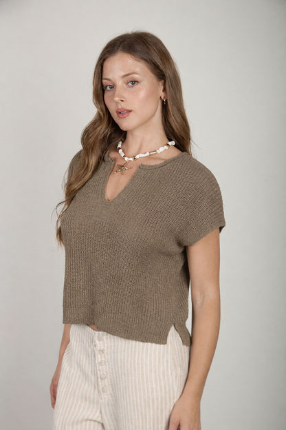 Everyday Moments Mocha Top