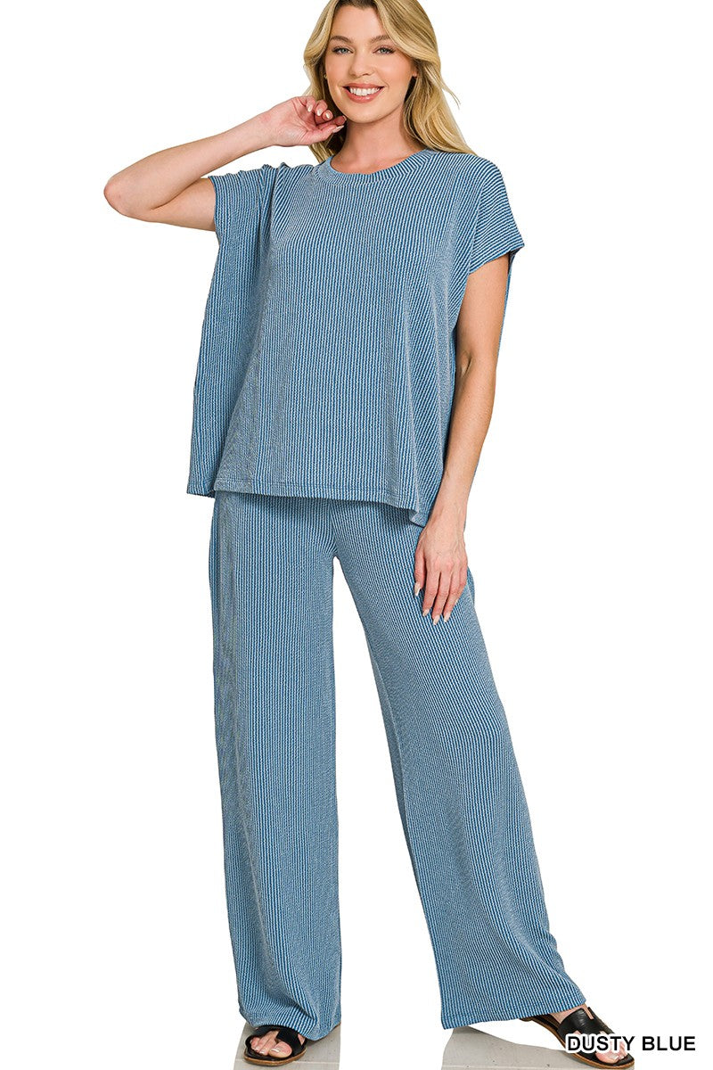 Comfortable Charm Dusty Blue Set