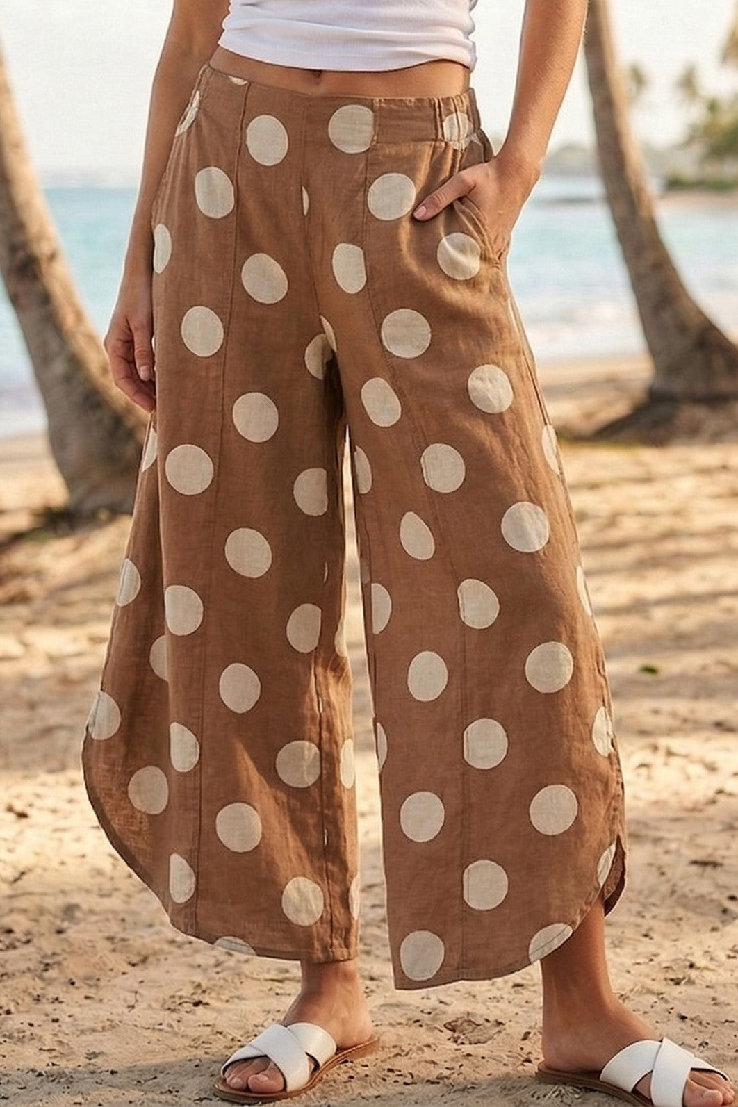 Anywhere You Go Polka Dot Pants