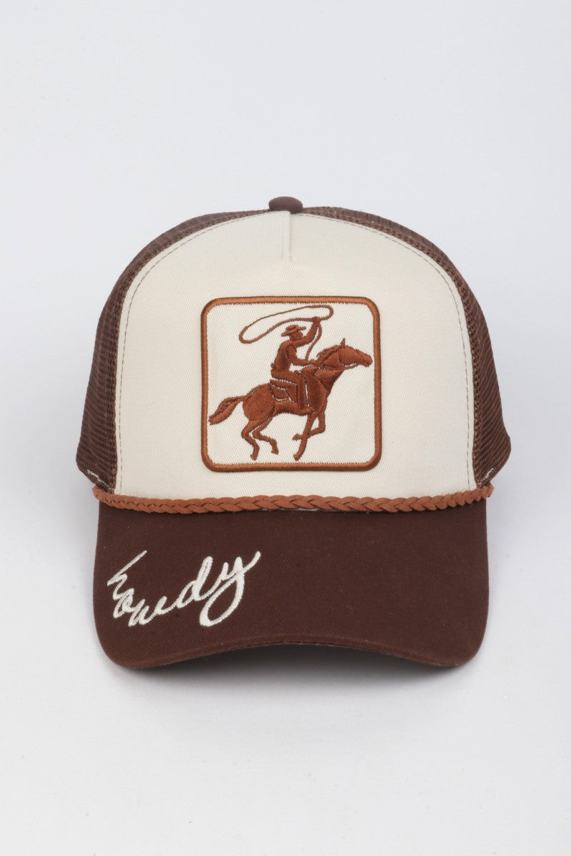 Western Cowboy Patch Cap