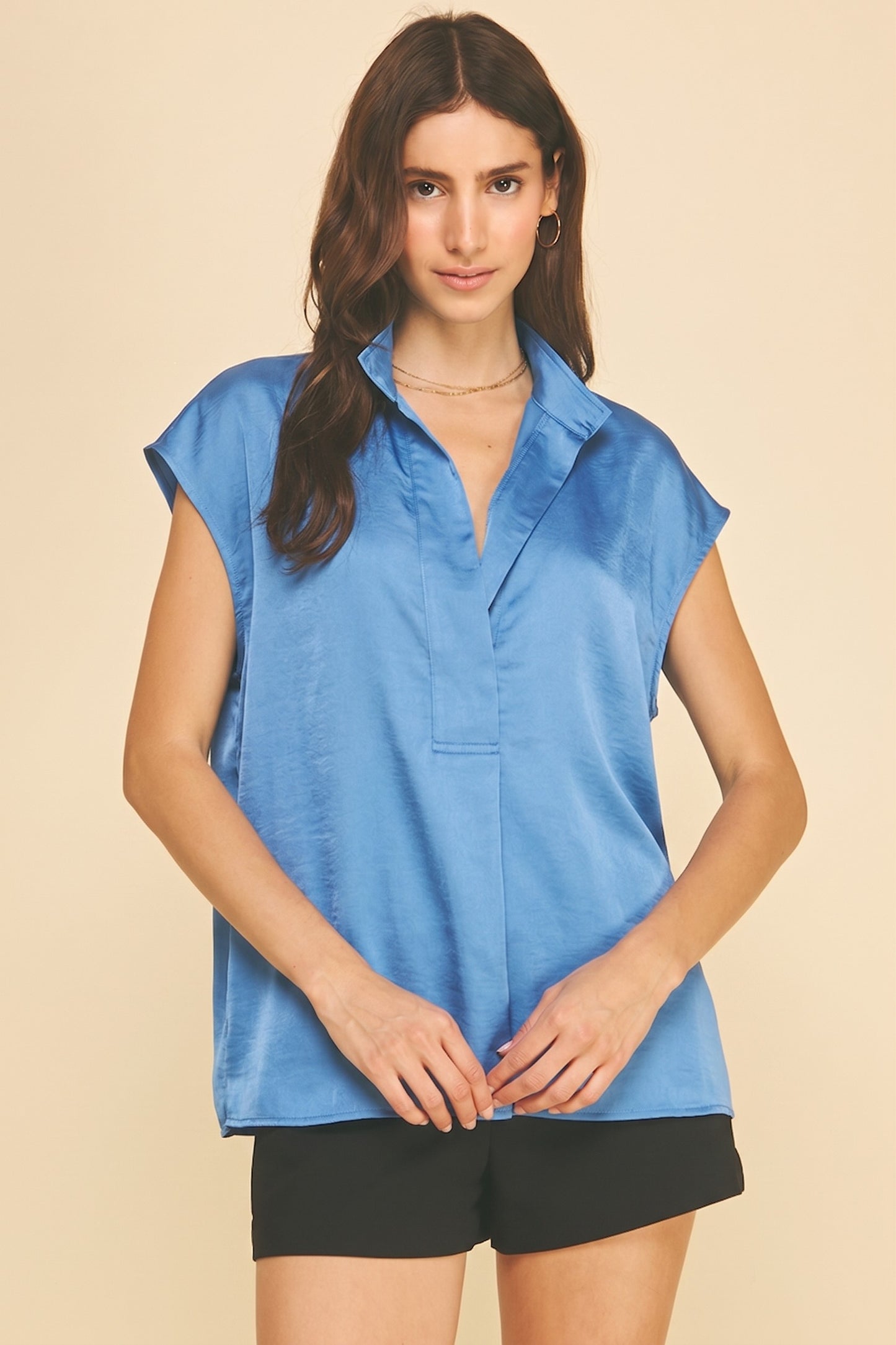 Meant for Today Blue Top