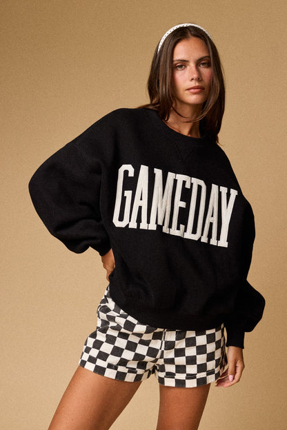 Gameday Black Sweatshirt