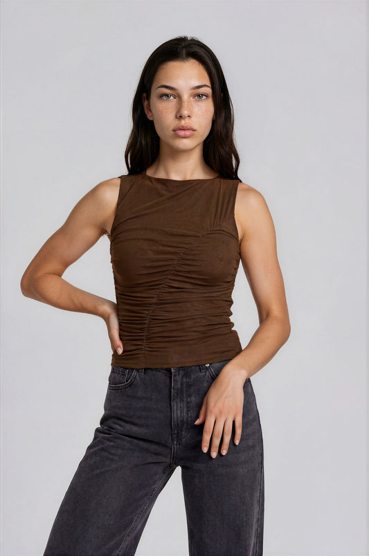 Linear Illusion Top