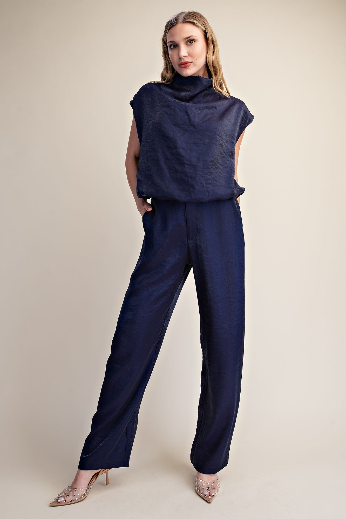 Downtown Navy Pants