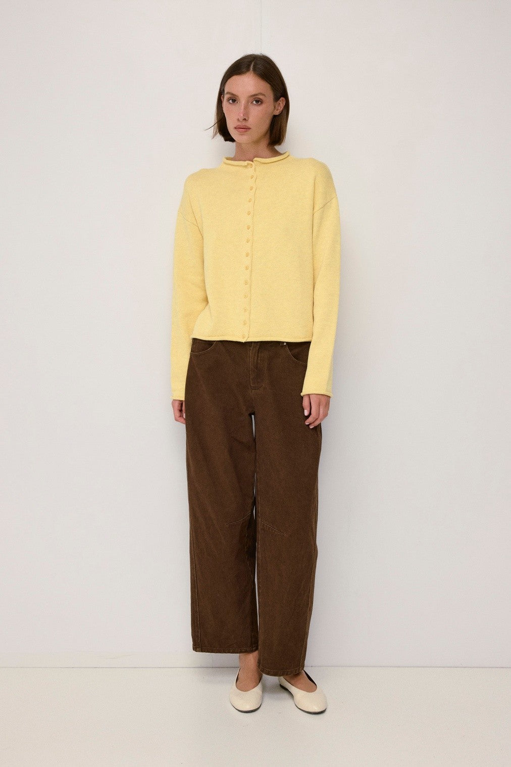 The Marlo Yellow Cardigan