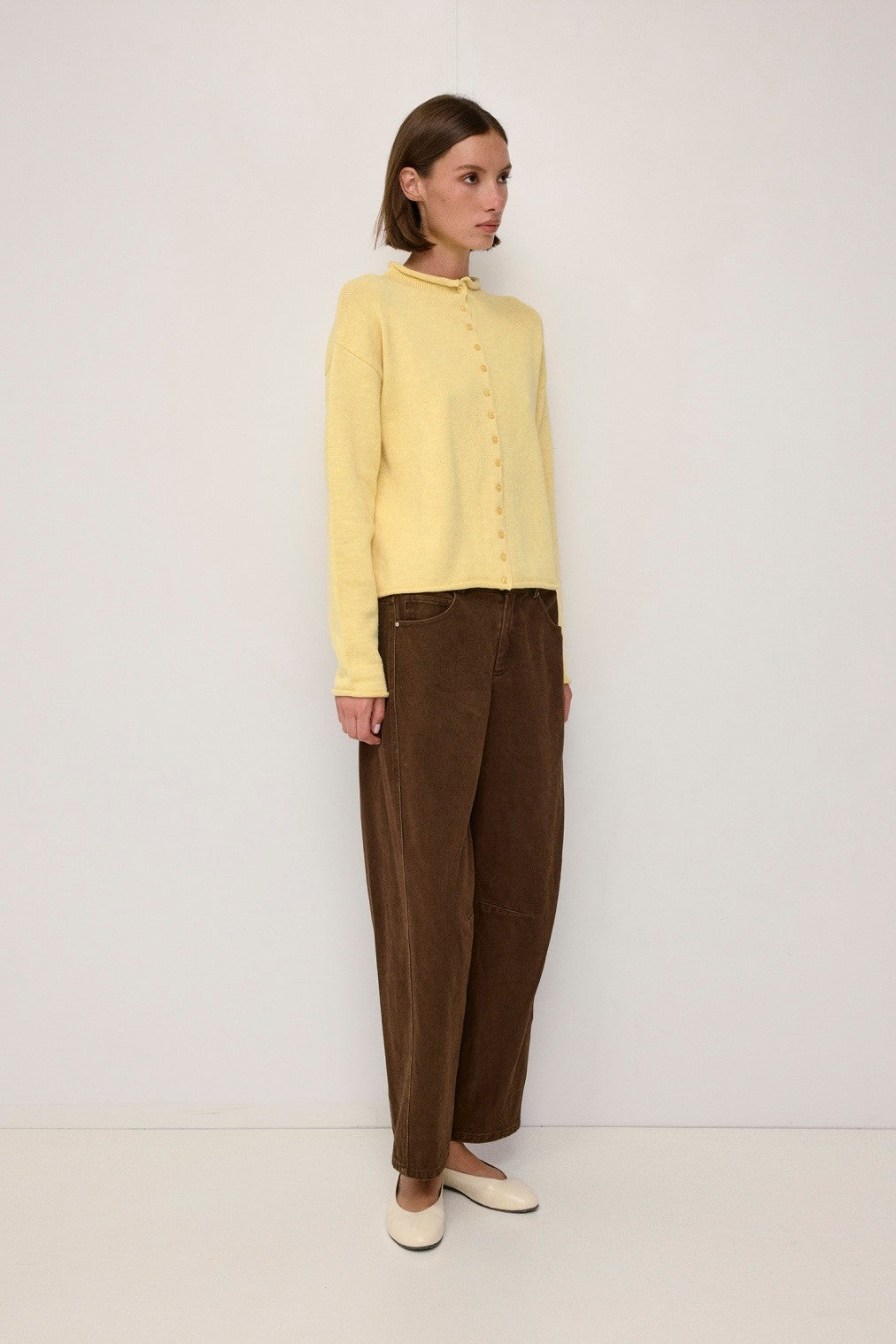 The Marlo Yellow Cardigan