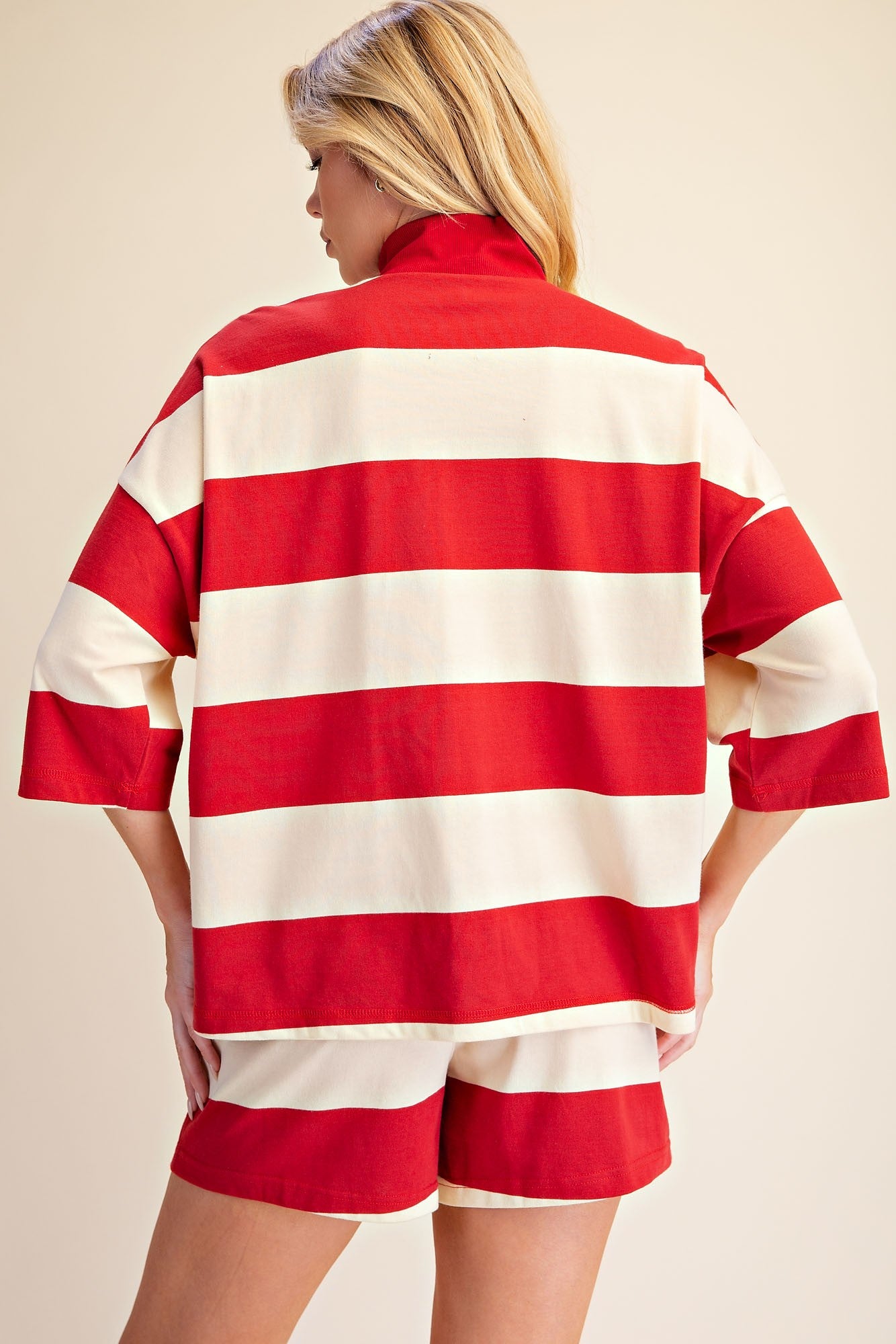 Stripe Social Pullover