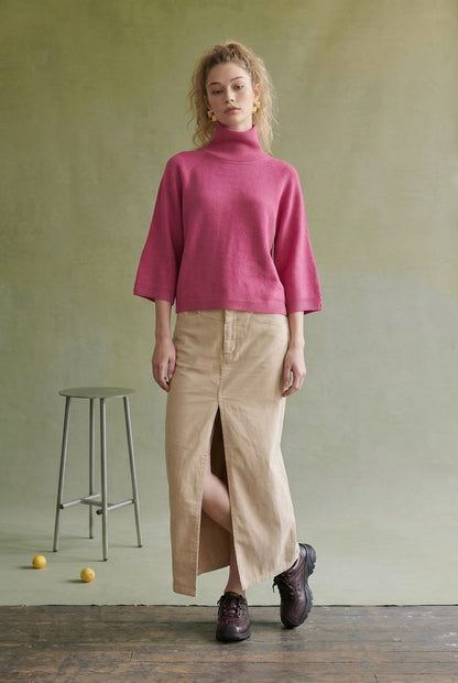 All About You Fuchsia Sweater