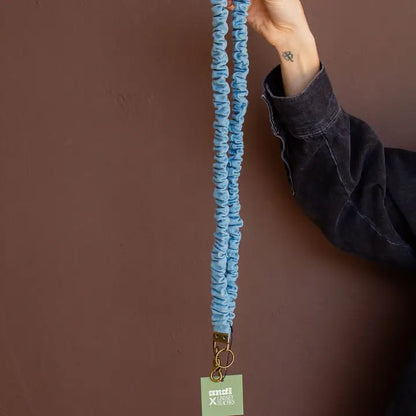 Baby Blue Jean Lanyard